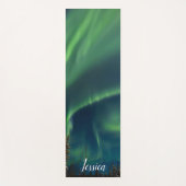 Aurora Borealis Noordelijke lichten Arctische nach Yogamat (Voorkant)