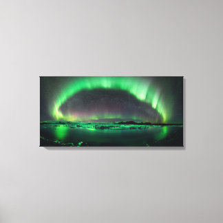 Aurora Borealis - noordelijke lichten Canvas Afdruk