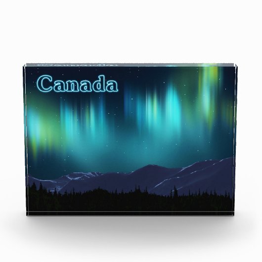 Aurora Borealis - noordelijke lichten Fotoblokken (Voorkant)