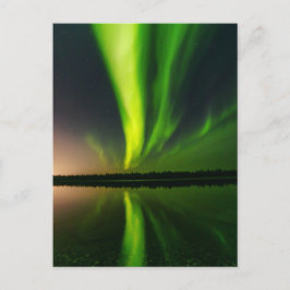 Aurora Borealis Noordelijke lichten IJsland Briefkaart