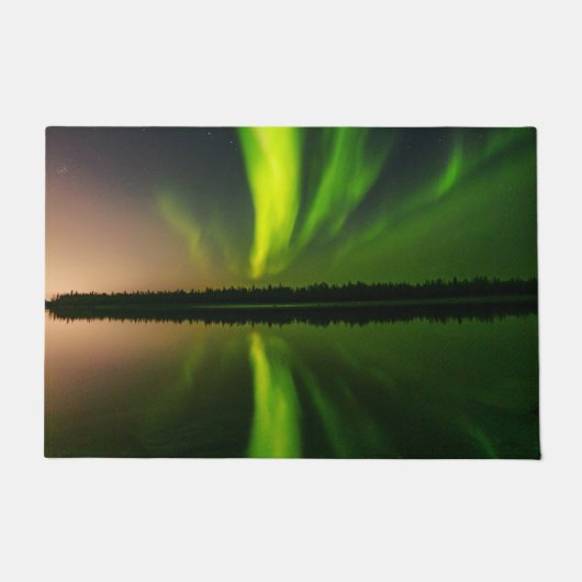 Aurora Borealis Noordelijke lichten IJsland Deurmat (Voorkant)