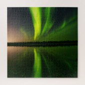 Aurora Borealis Noordelijke lichten IJsland Jigzaa Legpuzzel (Verticaal)