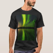 Aurora Borealis Noordelijke lichten IJsland T-shirt (Voorkant)