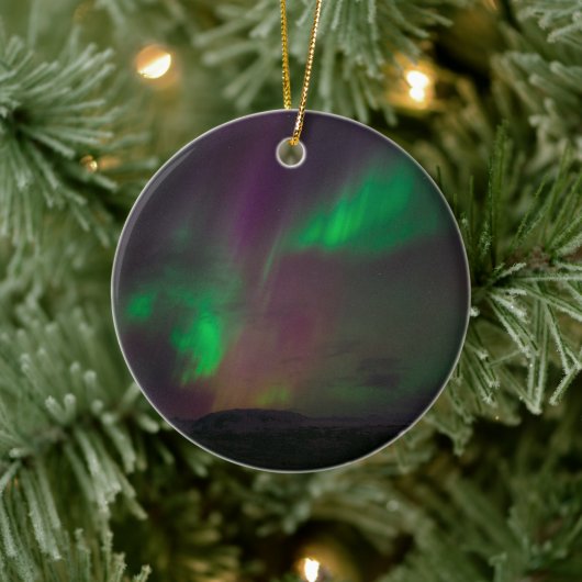 Aurora Borealis Noordelijke lichten Keramisch Ornament (Boom)