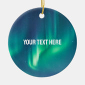 Aurora Borealis Noordelijke lichten Keramisch Ornament (Voorkant)