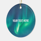 Aurora Borealis Noordelijke lichten Keramisch Ornament (Links)