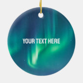 Aurora Borealis Noordelijke lichten Keramisch Ornament (Achterkant)