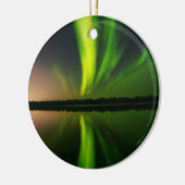 Aurora Borealis Noordelijke lichten Keramisch Ornament (Links)