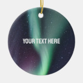 Aurora Borealis Noordelijke lichten Keramisch Ornament (Voorkant)