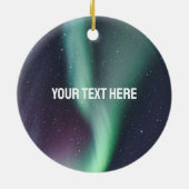 Aurora Borealis Noordelijke lichten Keramisch Ornament (Achterkant)