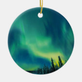 Aurora Borealis Noordelijke lichten Keramisch Ornament (Voorkant)
