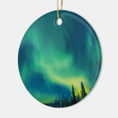 Aurora Borealis Noordelijke lichten Keramisch Ornament (Links)