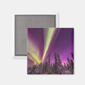 Aurora Borealis Noordelijke Lichten Luchtbanken Al Magneet (Voorkant / Achterkant)