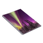 Aurora Borealis Noordelijke Lichten Luchtbanken Al Notitieboek (Rechterzijde)