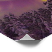 Aurora Borealis Noordelijke Lichten Luchtbanken Al Poster (Hoek)