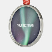Aurora Borealis Noordelijke lichten Metalen Ornament (Links)