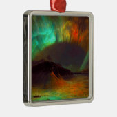 Aurora Borealis - noordelijke lichten Metalen Ornament (Rechts)
