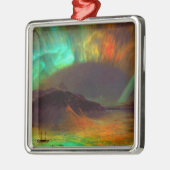 Aurora Borealis - noordelijke lichten Metalen Ornament (Links)