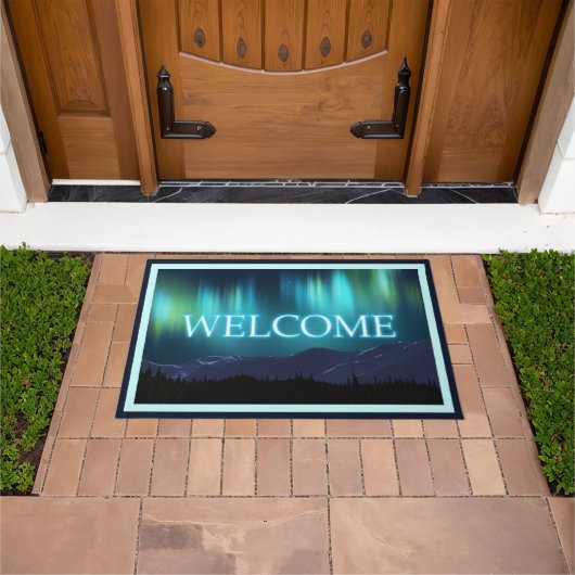 Aurora Borealis (noordelijke lichten) - Welkom Deurmat (Buiten)