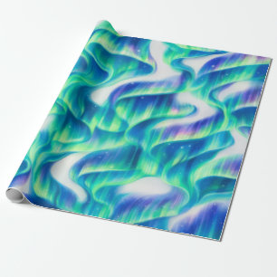 Aurora Borealis Noorderlicht Abstract Patroon Cadeaupapier