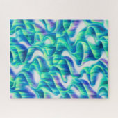 Aurora Borealis Noorderlicht Abstract Patroon Legpuzzel (Horizontaal)