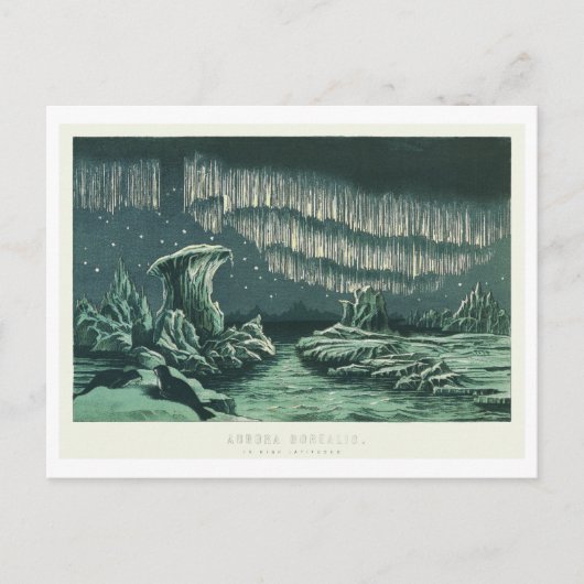 Aurora Borealis / Noorderlicht Afbeelding Briefkaart (Voorkant)