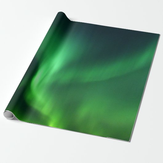 Aurora Borealis Noorderlicht Alaska Sky Cadeaupapier (Uitgerold)