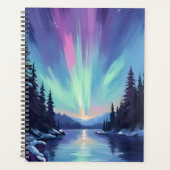 Aurora Borealis | Noorderlicht Aquarel Planner (Voorkant)