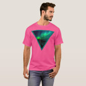 Aurora Borealis Noorderlicht Astronomie T-shirt (Voorkant volledig)