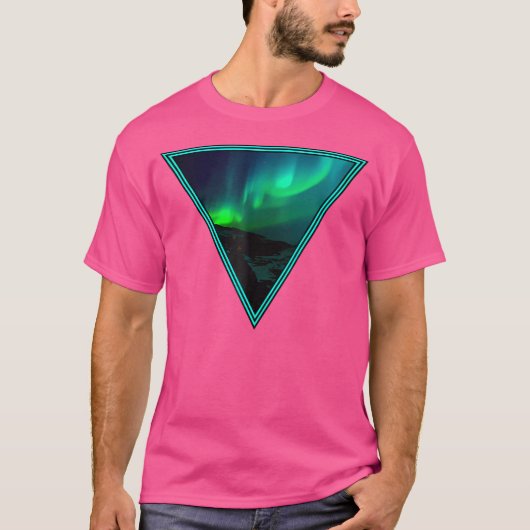 Aurora Borealis Noorderlicht Astronomie T-shirt (Voorkant)