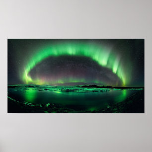 aurora borealis noorderlicht atmosfeer poster