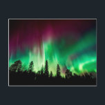 Aurora borealis noorderlicht briefkaart<br><div class="desc">Aurora borealis noorderlicht</div>