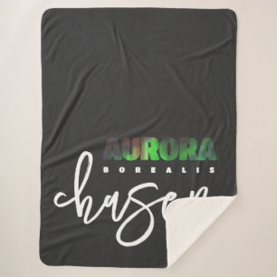 Aurora Borealis (Noorderlicht) Chaser Sherpa Deken
