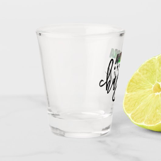 Aurora Borealis (Noorderlicht) Chaser Shot Glas (Links)