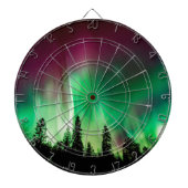 Aurora borealis noorderlicht dartbord (Voorkant)