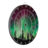 Aurora borealis noorderlicht dartbord (Voorkant Links)