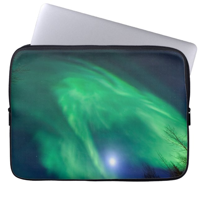 Aurora Borealis Noorderlicht | Fairbanks Laptop Sleeve (Voorkant)
