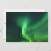 Aurora Borealis Noorderlicht Foto Bruiloft Save The Date (Achterkant)