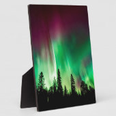 Aurora borealis noorderlicht fotoplaat (Zijkant)
