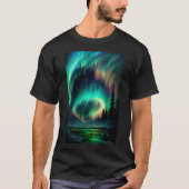 Aurora Borealis / Noorderlicht Gift T-shirt (Voorkant)