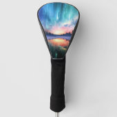 Aurora Borealis, Noorderlicht, Golfheadcover (Voorkant)