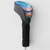 Aurora Borealis, Noorderlicht, Golfheadcover (Schuin)