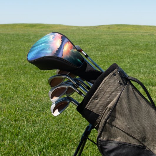 Aurora Borealis, Noorderlicht, Golfheadcover (Insitu)