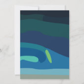 Aurora Borealis Noorderlicht Hemelse Huwelijk Kaart (Achterkant)