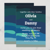 Aurora Borealis Noorderlicht Hemelse Huwelijk Kaart (Voorkant / Achterkant)