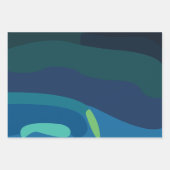 Aurora Borealis noorderlicht Inpakpapier Vel (Voorkant)