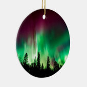 Aurora borealis noorderlicht keramisch ornament (Rechts)