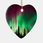 Aurora borealis noorderlicht keramisch ornament (Rechts)