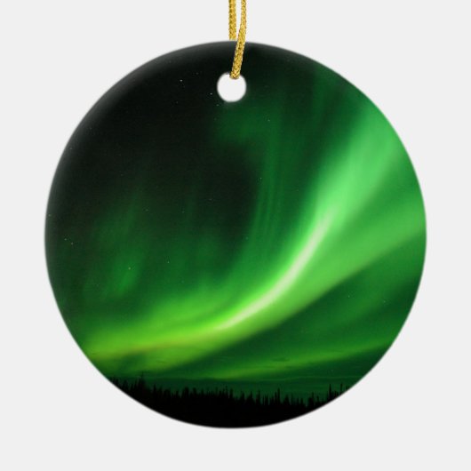 Aurora Borealis noorderlicht Keramisch Ornament (Voorkant)