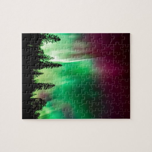 Aurora borealis noorderlicht legpuzzel (Horizontaal)